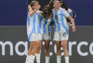 Argentina vence Chile e vira líder do Grupo A na Copa América Feminina