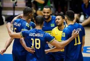 Brasil derrota Turquia e segue na liderança isolada da Liga das Nações