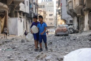 Em Gaza, oito crianças mortas na fila de distribuição de água