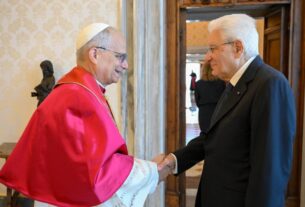 O Papa a Mattarella: grato pelo seu incansável serviço à causa da paz