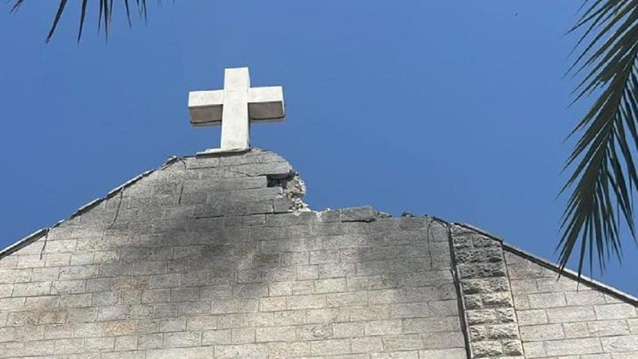 Pe. Ibrahim Faltas: a cruz de Gaza permaneceu firme e inabalável