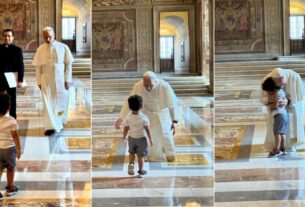 Um abraço inesperado, Papa Leão e a espontaneidade de uma criança