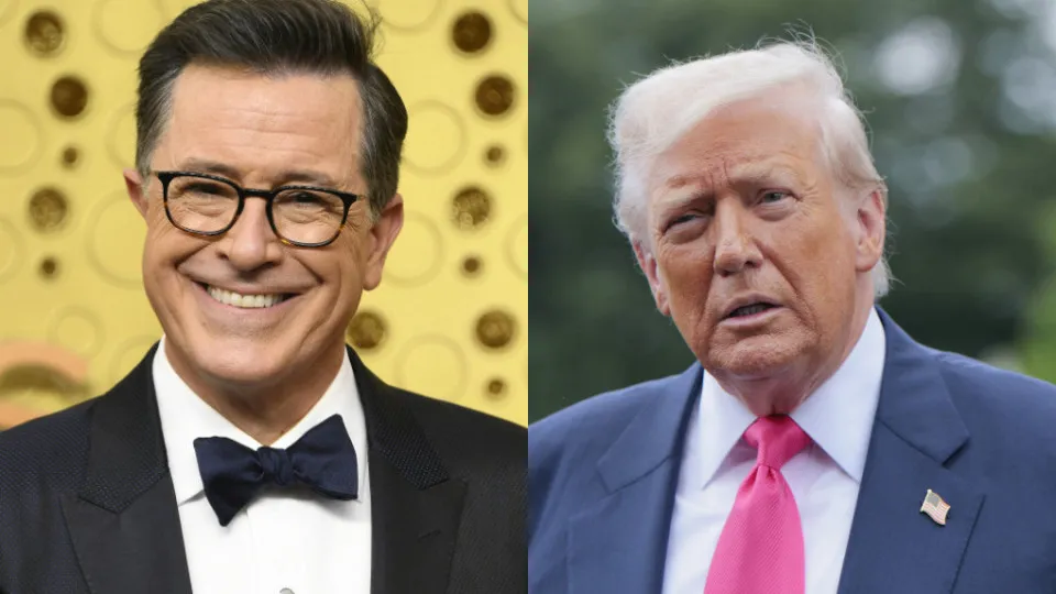 "Vai se f****!" Stephen Colbert responde a Trump após ser afastado da TV