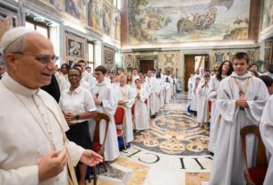 ''A celebração da missa salva o mundo hoje'', afirma Papa Leão