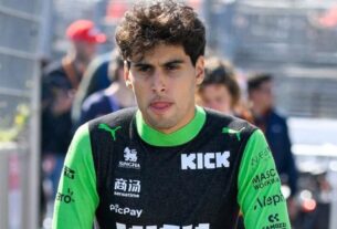 Gabriel Bortoleto, da Sauber, no GP da Inglaterra