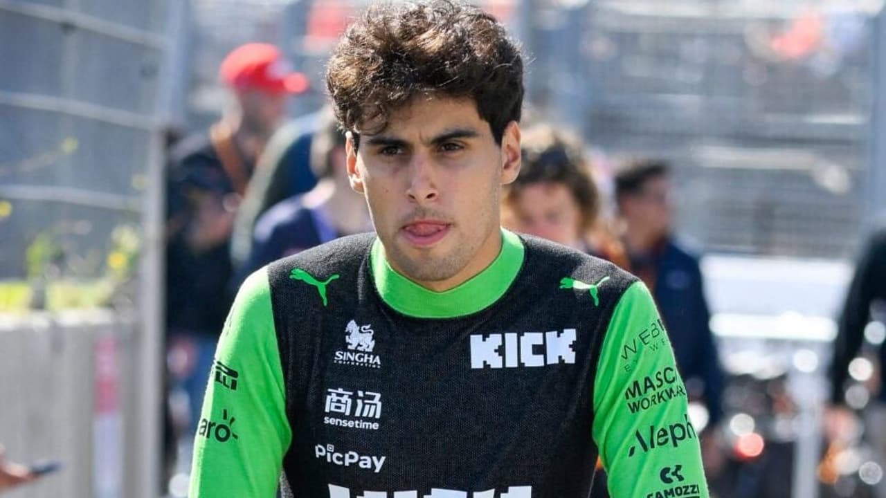 Gabriel Bortoleto, da Sauber, no GP da Inglaterra