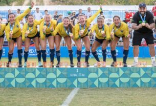 Brasil é campeão masculino e feminino de punhobol nos Jogos Mundiais