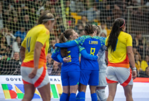 Seleção Feminina de Futsal se prepara para competição. (Foto: CBF/Divulgação)