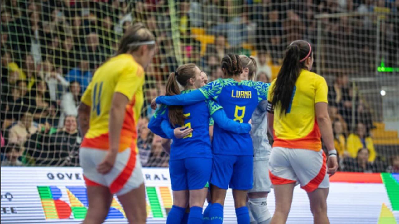 Seleção Feminina de Futsal se prepara para competição. (Foto: CBF/Divulgação)