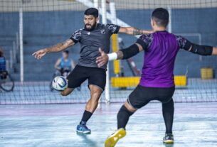 Goleira Lina Pérez foi um dos destaques da Juventas na vitória na estreia na Copa Mundo do Futsal (Divulgação)