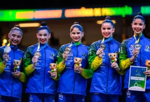 Com 'Evidências', Brasil conquista medalha inédita no Mundial de Ginástica Rítmica