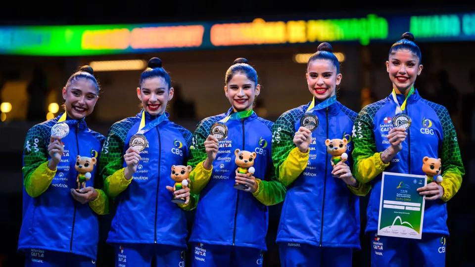Com 'Evidências', Brasil conquista medalha inédita no Mundial de Ginástica Rítmica