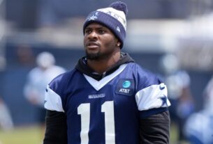 Fontes - Parsons de Cowboys tem problemas de volta, missa prática