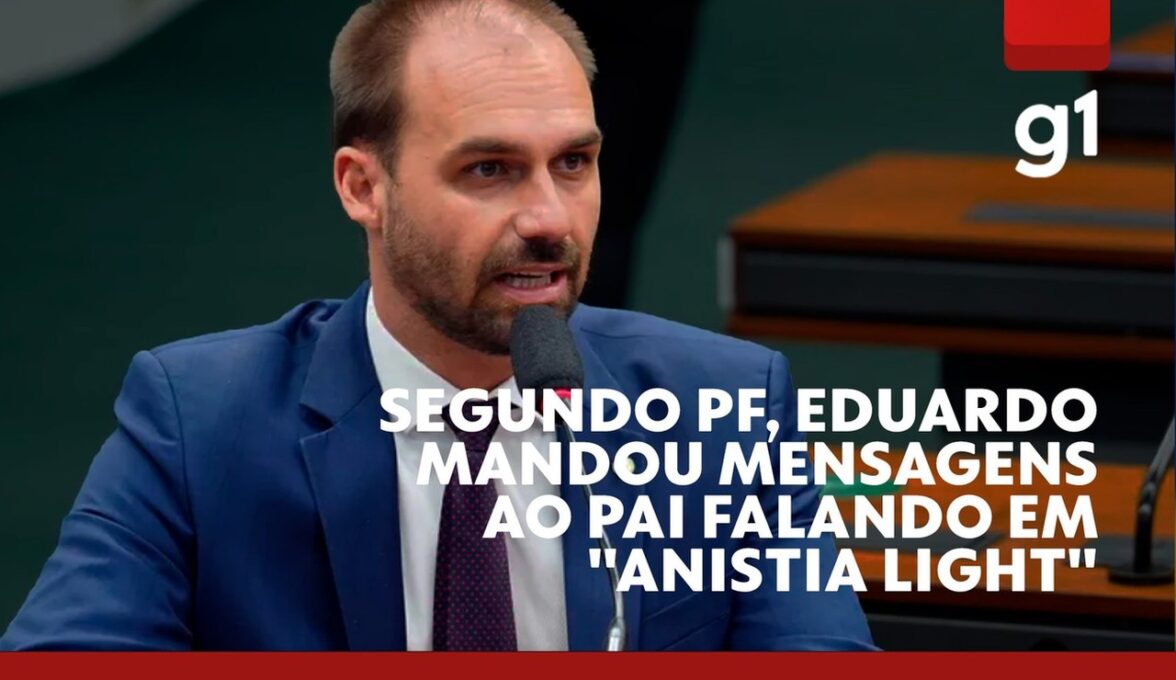 Grupo de Eduardo Bolsonaro mira anistia para lançar deputado à presidência em 2026