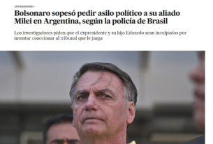 Jornais estrangeiros repercutem plano de Bolsonaro de pedir asilo à Argentina