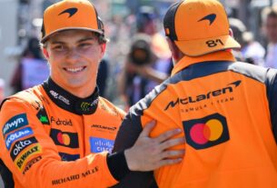Gabriel Bortoleto, da Sauber, no GP da Inglaterra