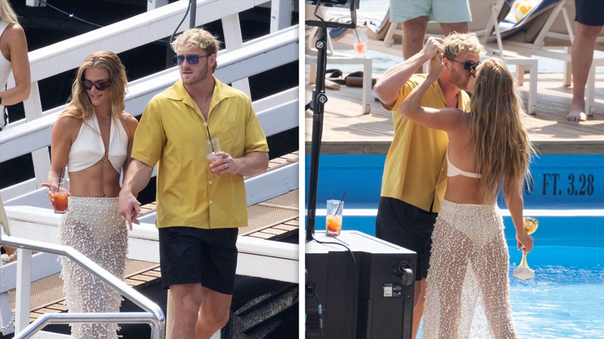 Logan Paul e Nina Agdal atingiram Lake Como depois de dar o nó