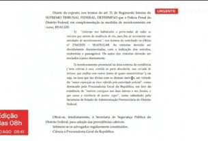 Moraes autoriza monitoramento presencial na área externa da residência de Bolsonaro