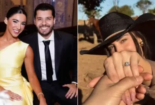 Murilo Huff e Gabriela Versiani anunciam noivado