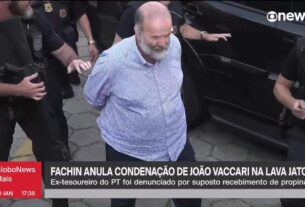 Toffoli anula atos da Lava Jato contra ex-tesoureiro do PT João Vaccari Neto