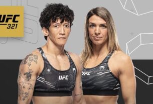 Yi Zha vence no UFC Xangai. (Foto por Jeff Bottari/Zuffa LLC).