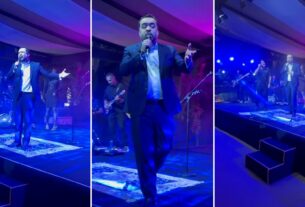 VÍDEO: Cláudio Castro canta 'Evidências' em jantar com Alexandre de Moraes