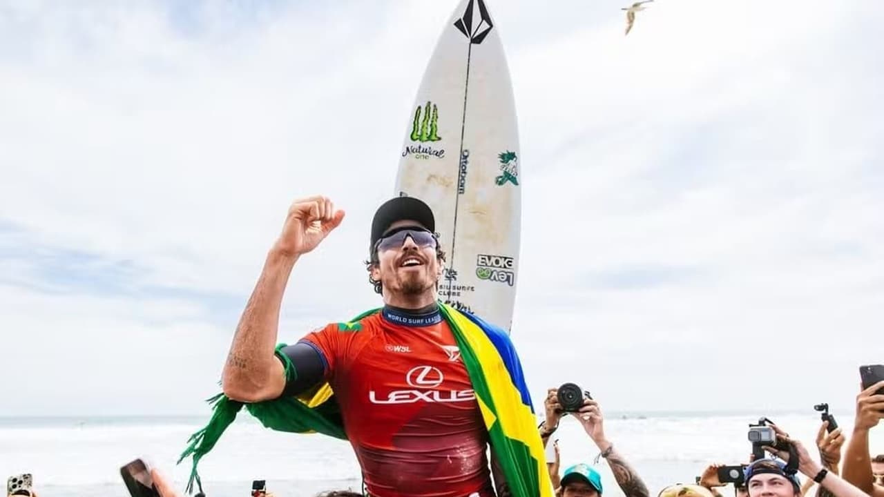 Yago Dora passou de fase em Trestles