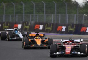 Britânico Lewis Hamilton, da Ferrari, no treino classificatório para o GP da Inglaterra (foto: Andrej ISAKOVIC / AFP)