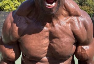 Acho que a estrela triturada com o bíceps Bustin '!