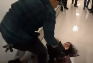 Agente de imigração derruba mãe na frente dos filhos em Nova York