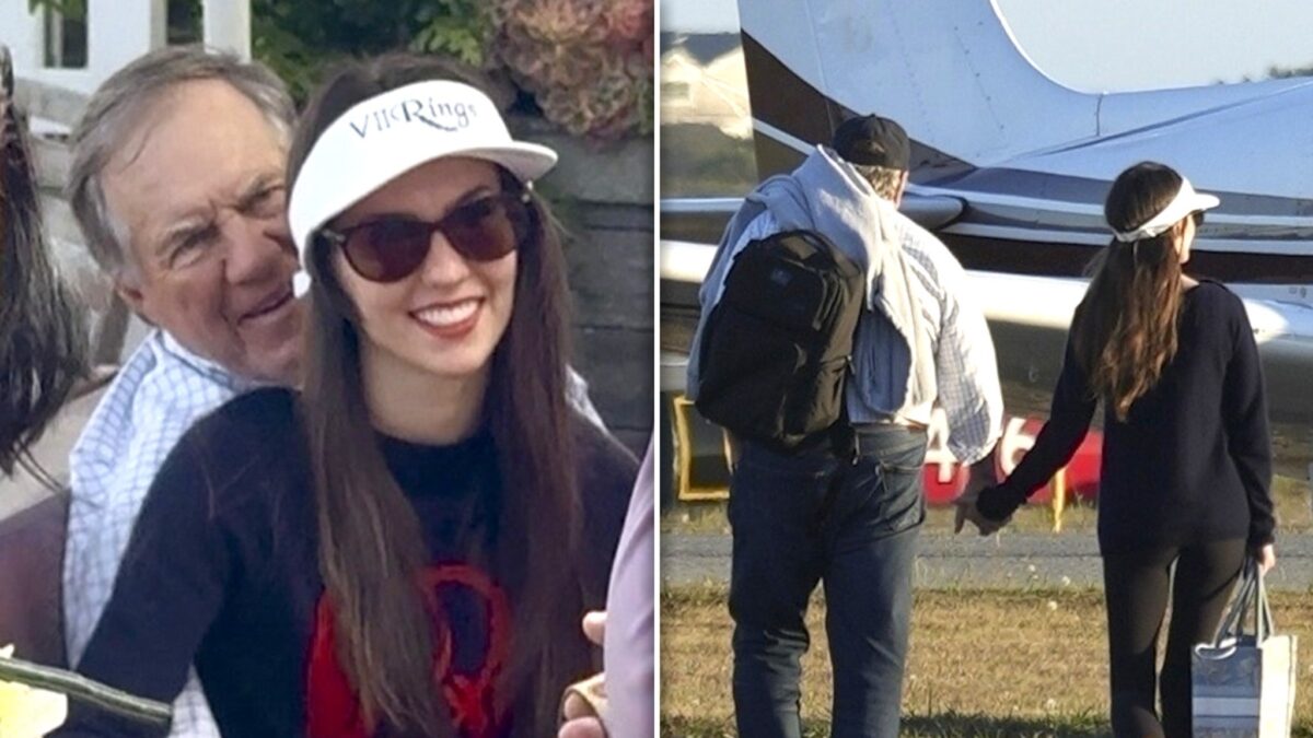 Bill Belichick e Jordon Hudson desfrutam de um jantar romântico em Nantucket Getaway