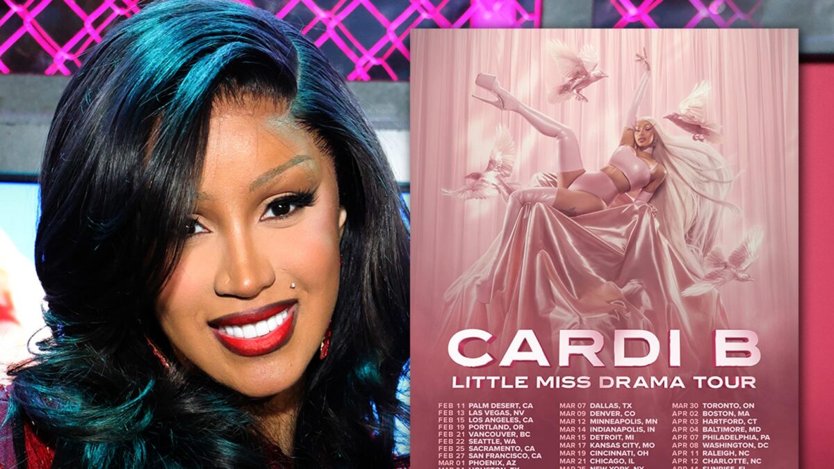 Cardi B anuncia a turnê 'Little Miss Drama' para 2026