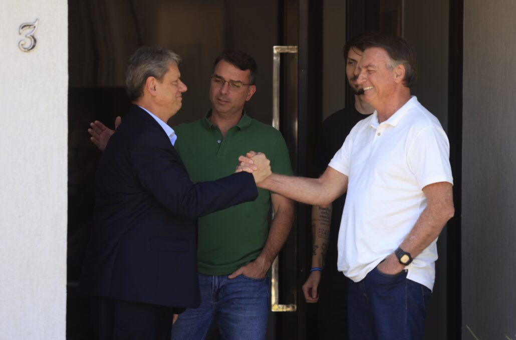 Centrão pressiona Bolsonaro por Tarcísio em 2026 e mira Eduardo