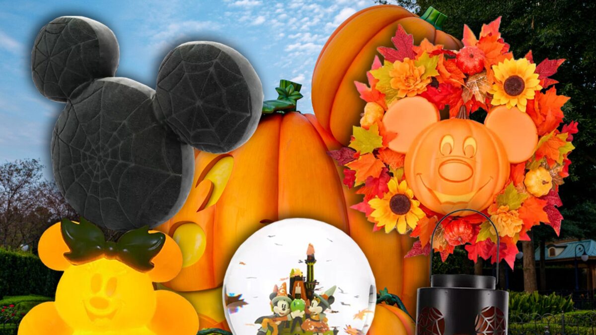 Decorações de Halloween da Disney com Mickey e Minnie Mouse
