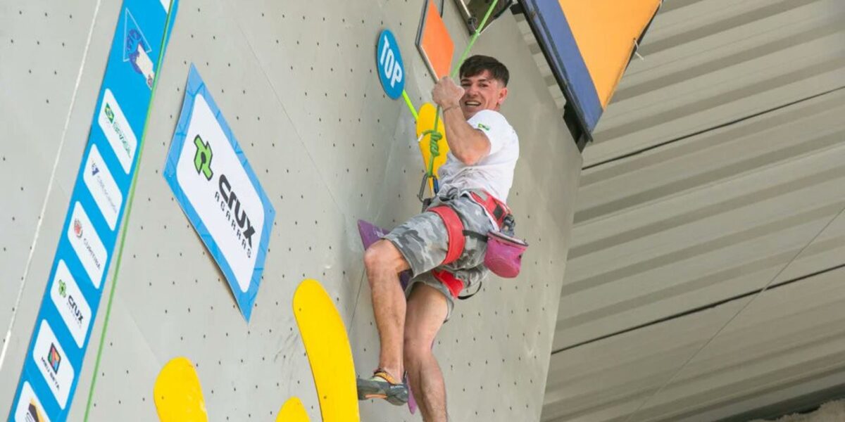 Eduardo Schaus conquista prata no Mundial de escalada paralímpica