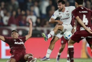 Fluminense sai em desvantagem diante do Lanús na Copa Sul-Americana