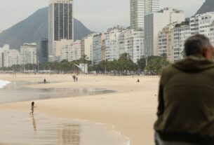 Frente fria chega ao Rio com pancadas de chuva e vento forte