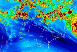 Inmet emite alerta laranja de perigo para ventos costeiros no litoral do Brasil