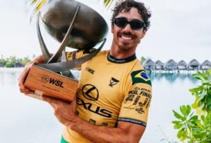 Inspirado em Ronaldo, Yago Dora destaca supremacia brasileira no surfe