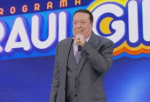 Internado, Raul Gil Está Estável APÓs Diverticulite Auda e Desidratação