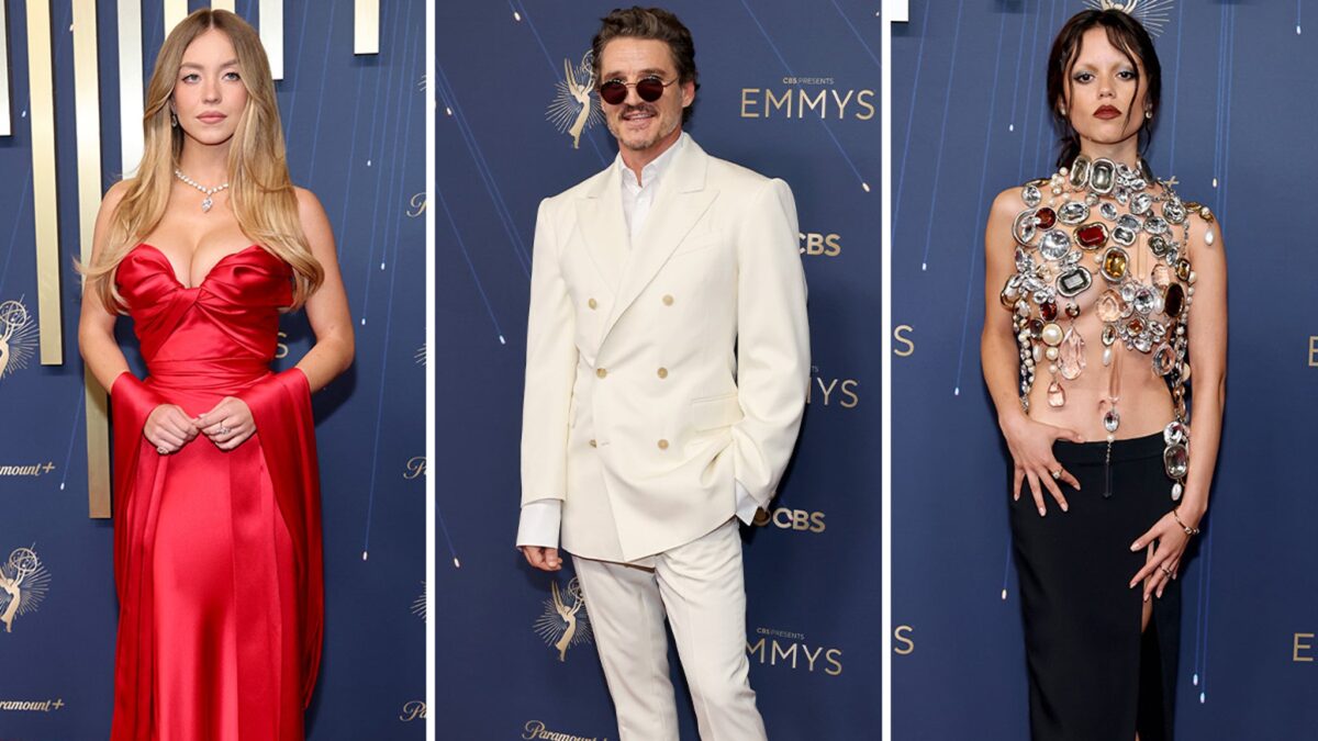 Jenna Ortega, More Stars Walk 2025 Emmy Awards Red tapete