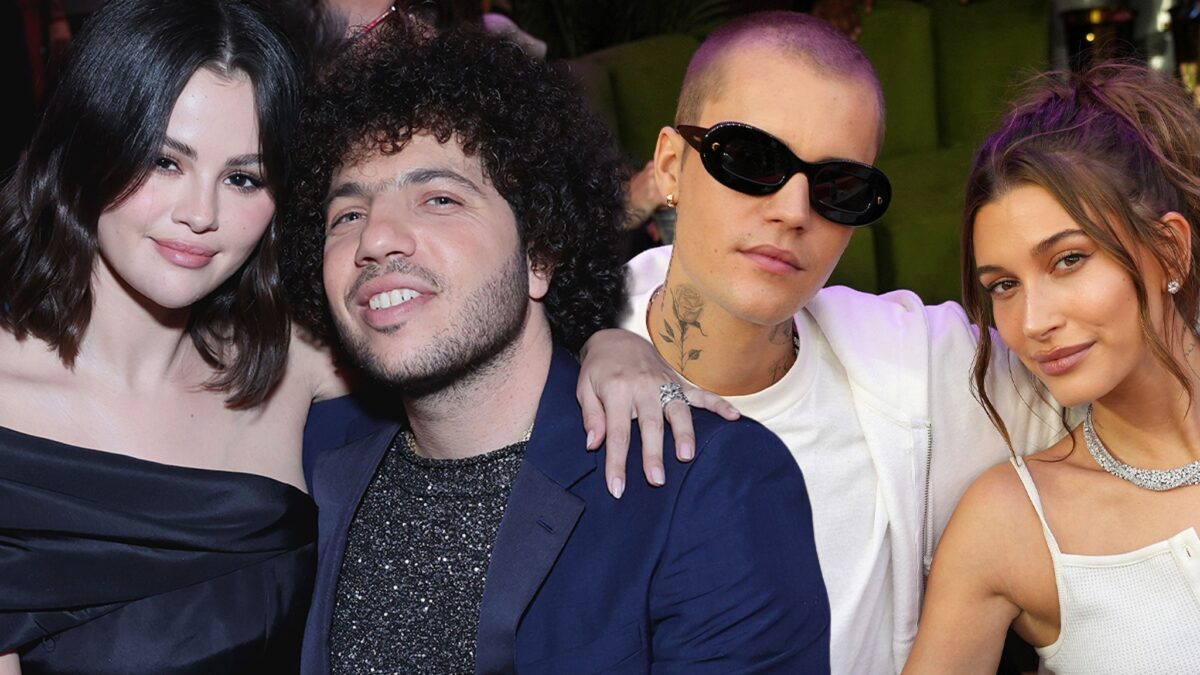 Justin e Hailey Bieber ficam ocupados dia antes de sua ex -Selena Gomez amarrar o nó