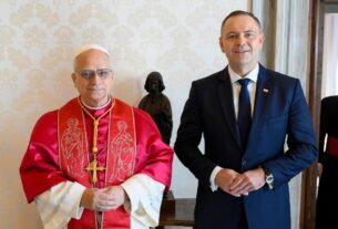 Leão XIV recebe em audiência o presidente da Polônia