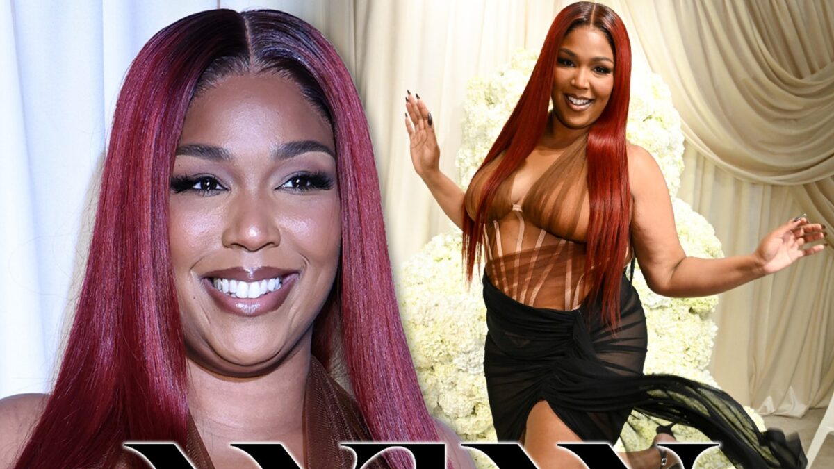 Lizzo mostra perda de peso no evento da semana de moda de Nova York