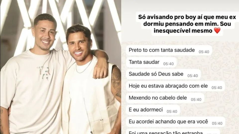 Lucas Diz Que Carlhonhos Dormiu com Outro Pensando Nele: "Inenesquecível"