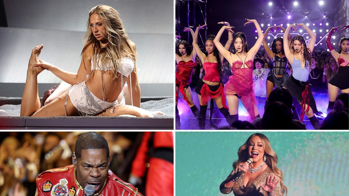 Mariah Carey, Tate McRae lidera apresentações impressionantes no 2025 MTV Video Music Awards