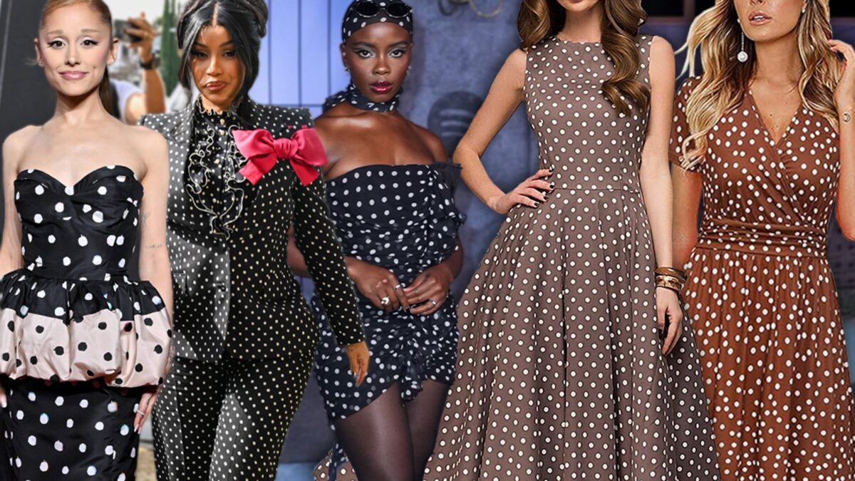 Moda de bolinhas inspirada em celebridades na Amazon