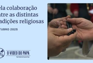 Papa, em oração, pede união entre as religiões em um mundo ferido por conflitos
