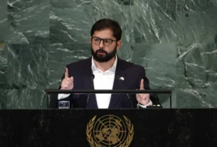 'Quero ver Netanyahu em um tribunal', diz Boric na ONU