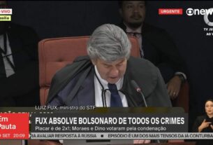Trama golpista: Fux vota para absolver Bolsonaro de todos os cinco crimes da acusação; placar agora é de 2 a 1